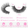 Picture of False Eyelashes Natural Look 18mm Fox Wispy Lashes Cat Eye 3D Mink lashes Fluffy Strip Eyelashes Pack by Kiromiro