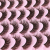 Picture of False Eyelashes Natural Look 18mm Fox Wispy Lashes Cat Eye 3D Mink lashes Fluffy Strip Eyelashes Pack by Kiromiro