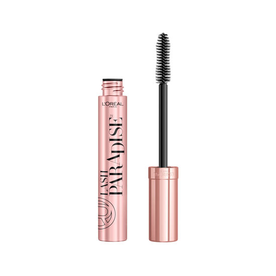 Picture of L'Oreal Paris Makeup Lash Paradise Mascara, Voluptuous Volume, Intense Length, Feathery Soft Full Lashes, No Flaking, No Smudging, No Clumping, Mystic Black, 0.28 Fl Oz (Pack of 1)