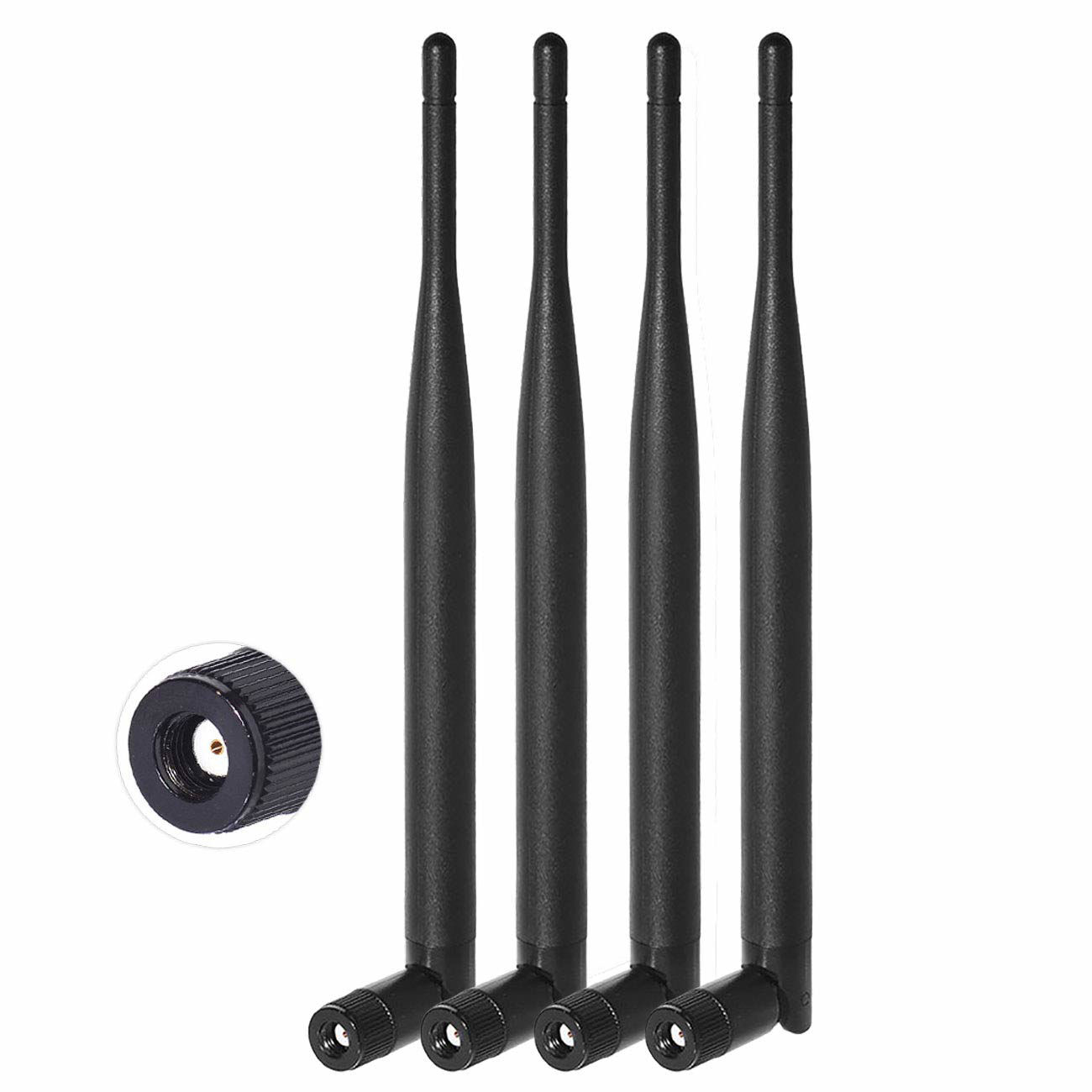 Getuscart Bingfu Dual Band Wifi Ghz Ghz Ghz Dbi Mimo Rp Sma Male Antenna Pack For