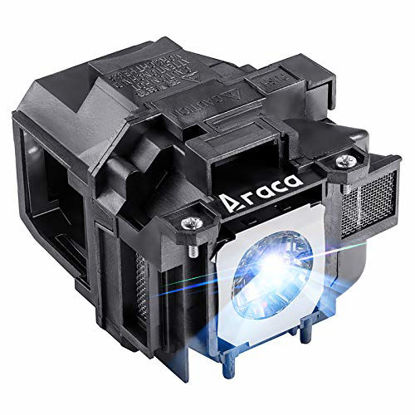 Picture of Araca ELPLP78 Replacement Projector Lamp with Housing for Epson EX7230 EX5220 EX7235 VS230 EX7220 EX3220 EX5230 VS335W EX6220 VS330 EB-S18 /PowerLite HOME CINEMA 2030 2000 1222 X17 S18+ S17 Economical