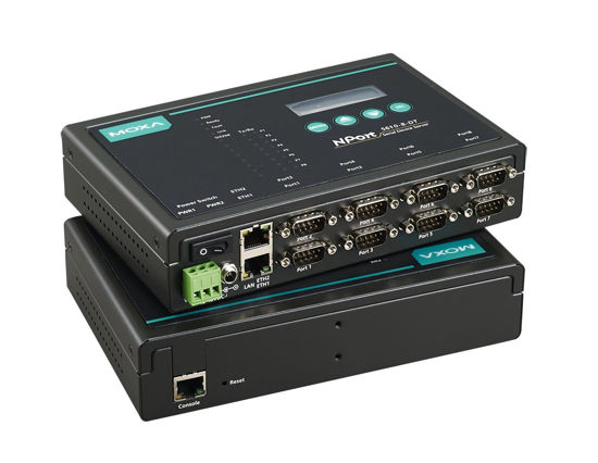 Picture of MOXA NPort 5610-8-DT - 8 Port RS-232 Desktop Serial Device Server