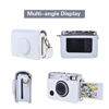 Picture of Rieibi Instax Mini EVO Case, Retro PU Leather Protective Case for Fujifilm Fuji Instax Mini EVO Instant Camera with Removable Shoulder Strap White