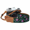 Picture of PADWA Camera Strap - Double Layer Top-Grain Cowhide Head,1.5"Wide Vintage Embroidery Woven Camera Strap,Adjustable Universal Neck & Shoulder Strap for All DSLR Cameras,Great Gift for Photographers