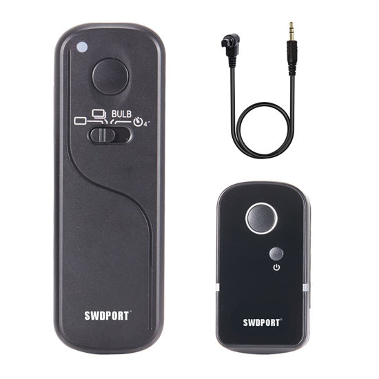 Picture of N3 Digital Wireless Remote Shutter Release Switch Compatible with Canon EOS 5D Mark-III/Mark-IV 5D R5 R5C 10D 1DX 1DC 1DS 1D 5DS 5DSR 20D 6D 7D-Mark-II 7D 50D 40D 30D D60 D30 D2000 Replaces RS-80N3