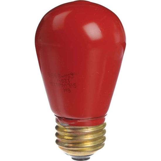 Picture of CPM Delta 1 35111 * 12 35110 Brightlab Junior Safelight 11W Universal Red Bulb