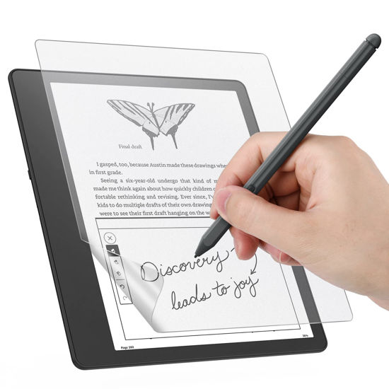 Picture of MoKo PET Matte Screen Protector Compatible with 10.2" Kindle Scribe 1st Generation - 2022 Release, [Anti-Scratch] Anti-Glare Feature Makes Writing Same Like on Paper PET Film