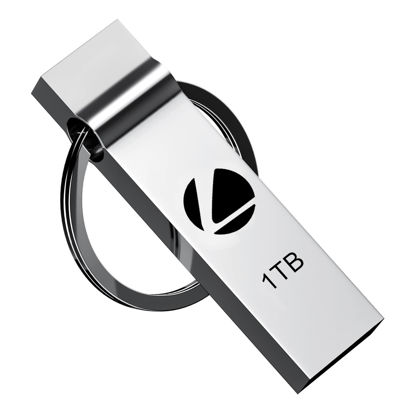 Picture of Lucktiger 1TB USB Flash Drive | Waterproof Large Data Storage USB Memory Stick | High Speed Portable Jump Drive Pen Drive Come with Keychain Flash Drive,Thumb Drive