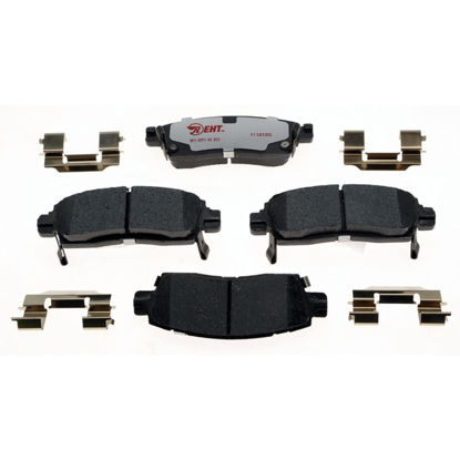 Picture of Premium Raybestos Element3 EHT™ Replacement Rear Brake Pad Set for Select Buick Enclave/Rainier, Chevrolet SSR/Trailblazer/Traverse, GMC Acadia/Envoy, Isuzu Ascender, Oldsmobile Bravada, Saab 9-7x and Saturn Outlook Model Years (EHT883H)