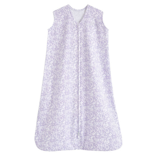 Picture of HALO Sleepsack 100% Cotton Wearable Blanket, TOG 0.5, Aster Flowers Purple, Medium