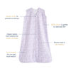 Picture of HALO Sleepsack 100% Cotton Wearable Blanket, TOG 0.5, Aster Flowers Purple, Medium