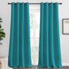 Picture of NICETOWN Room Darkening Curtains 102 inch Length 2 Panels, Peacock Teal, 2 Pieces, W55, Thermal Insulated Grommet Blackout Curtains for Modern Casual Elegant Bedroom Kids Room Theme Decoration