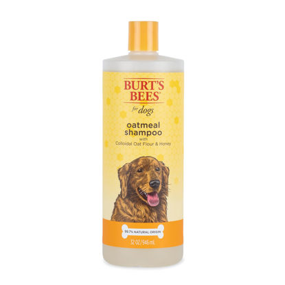 Picture of Burt's Bees for Dogs Natural Oatmeal Shampoo with Colloidal Oat Flour and Honey | Dog Oatmeal Shampoo | Cruelty Free, Sulfate & Paraben Free, pH Balanced for Dogs - Made in USA, 32 Ounces