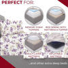 Picture of Mellanni Extra Deep Pocket Full Sheet Set - Iconic Collection Bedding Sheets & Pillowcases - Hotel Luxury, Ultra Soft, Cooling Bed Sheets - Extra Deep Pocket up to 21" - 4 PC (Full, Madison Purple)