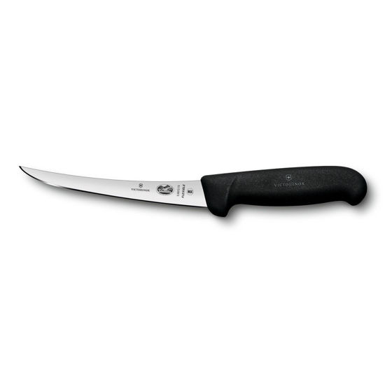 Picture of Victorinox Fibrox Pro 6-inch Curved Boning Knife with Flexible Blade, Black