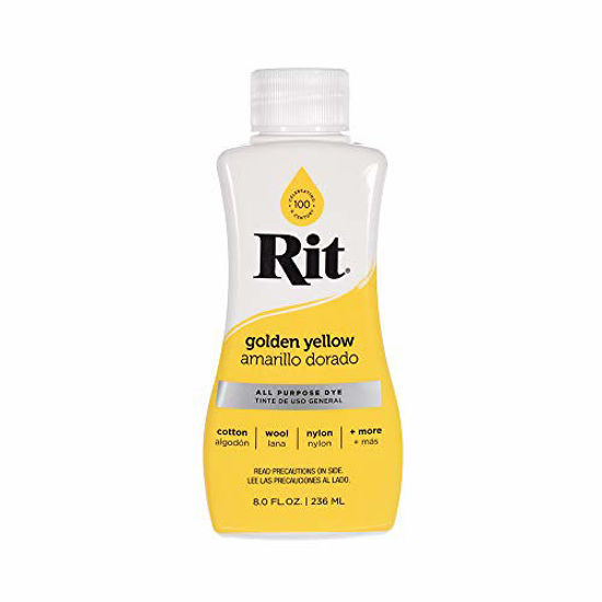 Rit All Purpose Dye, Golden Yellow - 8.0 fl oz