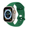 Picture of Tighesen Sport Bands Compatible with Apple Watch Band 38mm 40mm 41mm 42mm 44mm 45mm 49mm S/M M/L for Women/Men Waterproof Soft Silicone Replacement Strap Accessories for iWatch Ultra SE Series 8/7/6/5/4/3/2/1(Dark Spring Green, 42/44/45/49mm S/M)