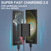 Picture of 45W Samsung Type C Charger Super Fast Charging Android Phone Charger with 8FT C Type Charger Cable for Samsung Galaxy S23 Ultra/S23/S23+/S22/S22 Ultra/S22+/Note 20/S20/S21, Galaxy Tab S7+/S8+, 2Pack