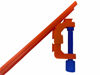 Picture of Hot Wheels Compatible Track C Clamp (Orange/Blue)