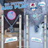 Picture of WOWMAZING Giant Bubble Kit: Winter - Incl. Wand, 2 Big Bubble Concentrate Pouches and 8 Cold-Activated Stickers | Winter Outdoor Activity | Bubbles Made in The USA - Winter Kit