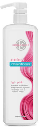 Picture of Keracolor Clenditioner LIGHT PINK Hair Dye - Semi Permanent Hair Color Depositing Conditioner, Cruelty-free, 33.8 Fl. Oz.