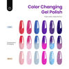 Picture of Beetles Color Changing Gel Nail Polish Kit, 6 Colors Pink Red Glitter Blue Purple Temperature Change Gel Polish Soak Off Uv Led Spring Nails Gel Polish Diy Nail Art Salon Manicure Gifts for Women