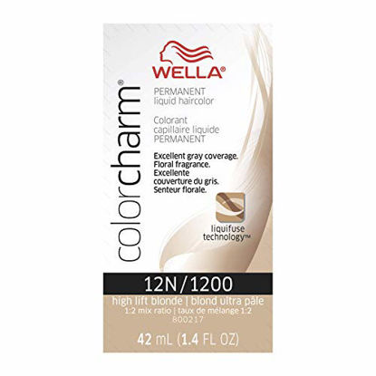 Picture of WELLA Color Charm Permanent Liquid Hair Color for Gray Coverage, 12N Blonde, 1.42 Fl Oz