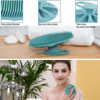 Picture of Soft Silicone Body Cleansing Brush Shower Scrubber, Gentle Exfoliating and Massage for all Kinds of Skin (Dark Green)