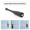 Picture of 2 Pack Antenna for Motorola APX 6000 Radio Short Antenna APX 6000XE APX 4000 APX 7000 8000XE Stubby Antenna 764-870 MHz Single Band 7-800 with GPS NAR6595A