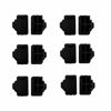 Picture of Silicone 12Pcs Ethernet Hub Port RJ45 Anti-Dust Cover Plugs Protector Stopper Cap for Female Port Black for TV,Computer,Other Devices.