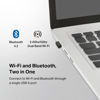 Picture of TP-Link Nano 2-in-1 USB WiFi Bluetooth Adapter AC600(Archer T2UB Nano)- 2.4G/5G Dual Band Wireless Network Adapter for Desktop PC, Bluetooth 4.2, WPA3, Supports Windows 11,10, 8.1,8, 7