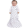 Picture of HALO 100% Cotton Sleepsack Swaddle, 3-Way Adjustable Wearable Blanket, TOG 1.5, Navy Hedgehog, Newborn, 0-3 Months