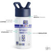 Picture of Simple Modern Star Wars R2D2 Kids Water Bottle with Straw Lid | Insulated Stainless Steel Reusable Tumbler Gifts for School, Toddlers, Boys | Summit Collection | 14oz, R2D2