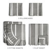 Picture of Striped Bed Sheets - Pin Striped Sheets - Grey and White Sheets - Grey and White Striped Sheets - Split King Striped Sheets - Hotel Luxury Bed Sheets - Deep Pockets - Breathable & Cooling Sheets