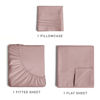 Picture of Twin Size Sheet Set - Breathable & Cooling Sheets - Hotel Luxury Bed Sheets - Extra Soft - Deep Pockets - Easy Fit - 3 Piece Set - Wrinkle Free - Comfy - Mauve Bed Sheets - Twins Sheets - 3 PC