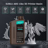 Picture of SUNLU 3D Printer Resin, 1KG ABS-Like Fast Curing Strong 3D Resin for LCD DLP SLA Resin 3D Printers, 395-405nm UV Light Curing Photopolymer Resin, Non Brittle, High Precision, 1000g, Black