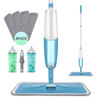 Picture of Mops for Floor Cleaning Spray Floor Mop - MEXERRIS Microfiber Mop Wet Mops with Spray 4 Reusable Mop Pads 2 Refillable Bottles for Laminate Wood Vinyl Tiles Floor Cleaning Hardwood Floor Cleaning Mop