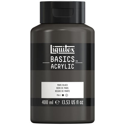 Picture of Liquitex BASICS Acrylic Paint, 400ml (13.5-oz) Bottle, Mars Black