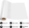 Picture of Heat Transfer Vinyl White HTV Rolls - 12" x 20ft White Iron on Vinyl for All Cutter Machine, White HTV Vinyl for Shirts - Easy to Cut & Weed for Heat Vinyl Design