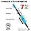 Picture of Yagol Colored Pencils for Adult Coloring Books, 72 Colored Professional Drawing Pencils, Art Supplies for Sketching, Shading for Beginners, kids & Pro.