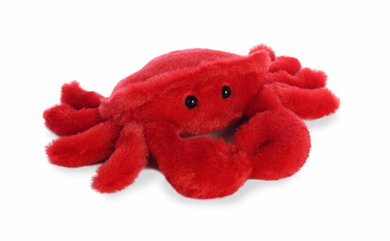 Picture of Aurora® Adorable Mini Flopsie™ Crab Stuffed Animal - Playful Ease - Timeless Companions - Red 8 Inches