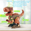 Picture of FREE TO FLY Dinosaur Toys Gifts for 3 4 5 6 7 8 Year Old Boys: Stem Dinosaur Toy for Kids 3-5 Girls Toddler Building Learning Eductional Construction Take Apart Dino Toys with Electric Drill Birthday