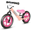 Picture of KRIDDO Toddler Balance Bike 2 Year Old, Age 18 Months to 5 Years Old, 12 Inch Push Bicycle with Customize Plate (3 Sets of Stickers Included), Steady Balancing, Gift Bike for 2-3 Boys Girls, Pink