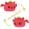 Picture of TeeTurtle - The Original Reversible Bat Plushie - Kawaii Strawberry - Cute Sensory Fidget Stuffed Animals That Show Your Mood - Perfect for Halloween!