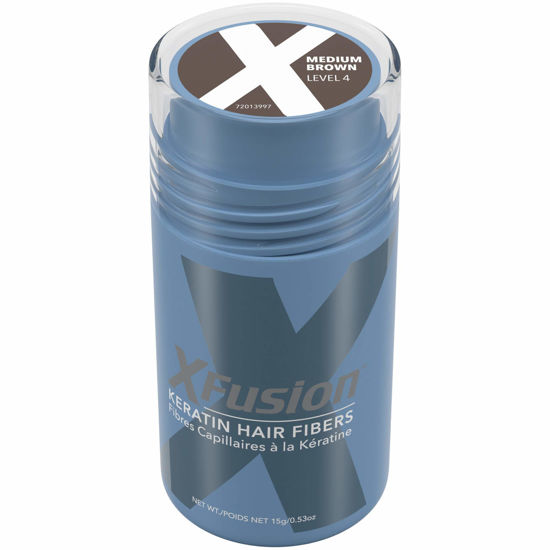 Picture of XFusion Keratin Hair Fibers - Medium Brown (15G)