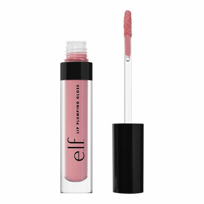 Picture of e.l.f., Lip Plumping Gloss, Hydrating, Nourishing, Invigorating, High-Shine, Plumps, Volumizes, Cools, Soothes, Sparkling Rosé, Shimmer, 0.09 Oz