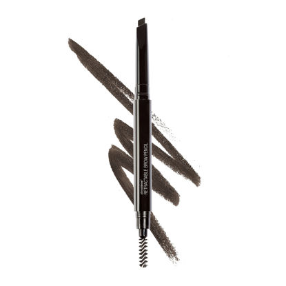 Picture of Wet n Wild Ultimate Eyebrow Retractable Definer Pencil, Dark Brown, Dual-Sided, Fine Tip, Shapes, Defines, Fills Brows Makeup