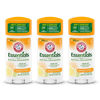 Picture of ARM & HAMMER Essentials Deodorant- Orange Citrus- Solid Oval - Made with Natural Deodorizers- Free From Aluminum, Parabens & Phthalates, 2.5 oz (Pack of 3)