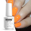 Picture of Vishine Nail Gel Polish, 15ml Soak Off Nail Gel Polish Nail Art Manicure Salon DIY at Home Long-lasting - Hot Orange 0.5 OZ