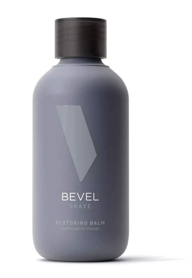 Picture of Bevel After Shave Balm for Men with Shea Butter and Jojoba Oil, Soothes and Cools Skin to Help Prevent Ingrown Hairs and Razor Bumps, 4 Fl Oz